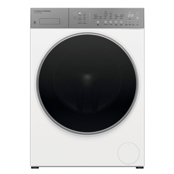 WH8060J5 Fisher and Paykel 8 KG Series 5 Contemporary Front Loader Washer - White